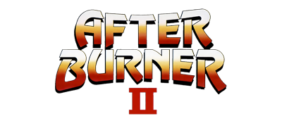 After Burner II logo for Sega Mega Drive